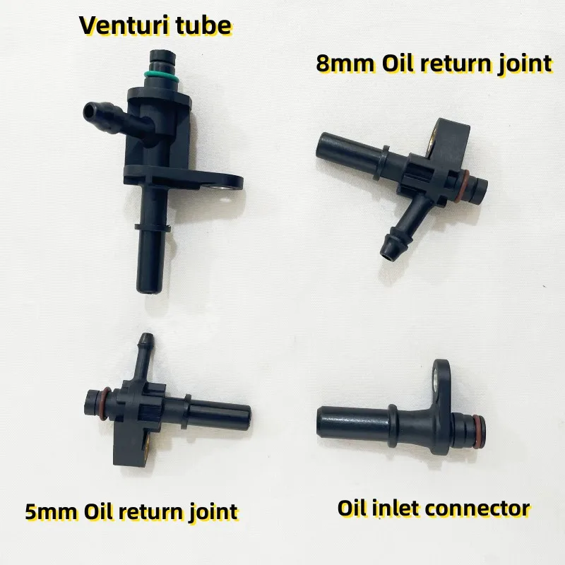 Conector de tubo Venturi de junta de tubo de entrada y retorno de aceite de bomba diésel Common Rail para junta de retorno de entrada de aceite de bomba diésel Delphi