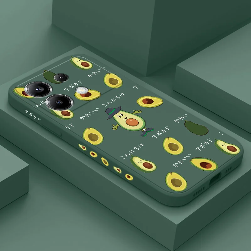 

Fat Avocado Phone Case For Xiaomi Poco F7 X7 X6 F6 M6 M5 M5S F5 X5 F4 X4 M4 F3 M3 X3 Pro 4G 5G GT Silicone Cover