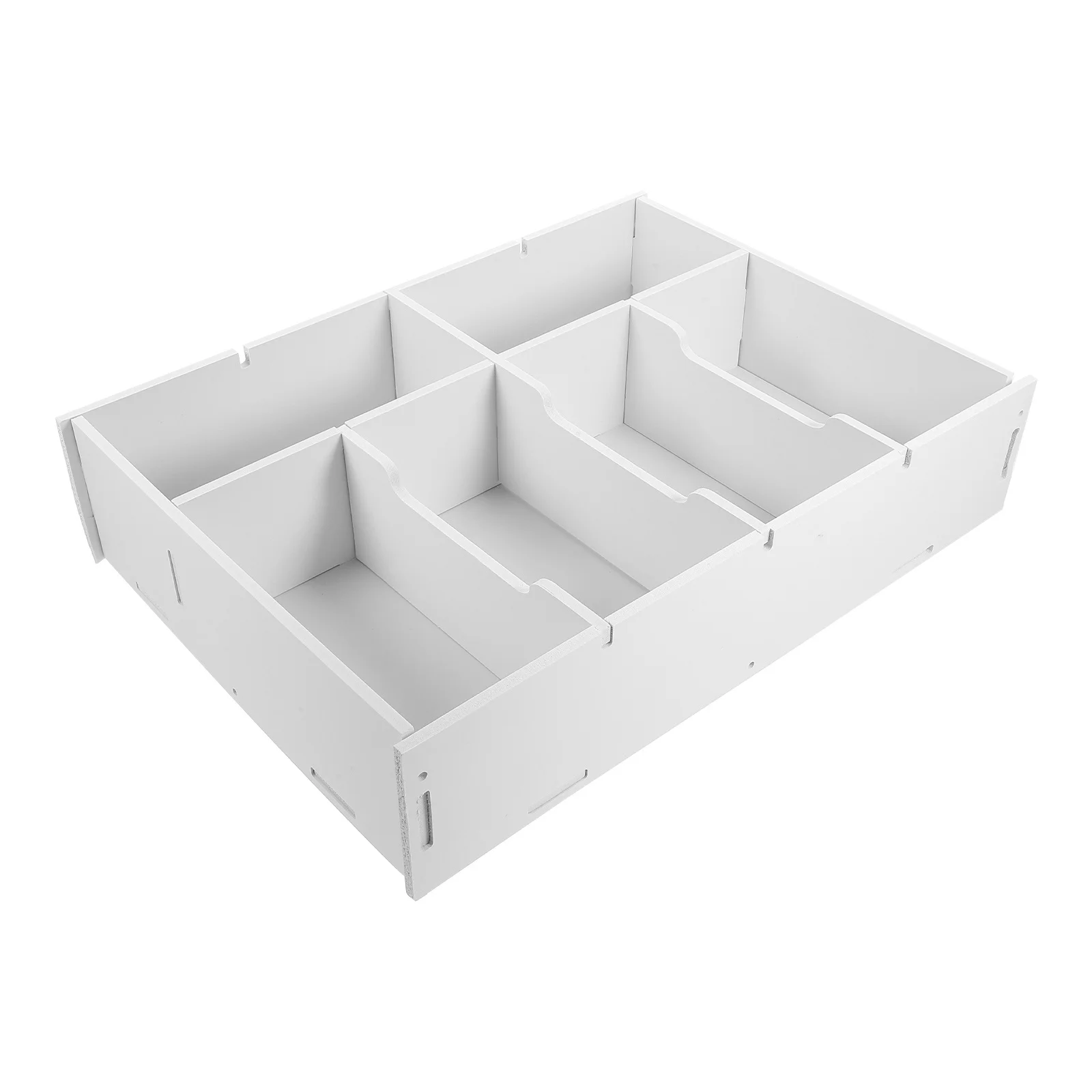 Cash Opbergdoos Desktop Organizer Multi-Grid Compartiment voor Rekeningen Munten Document Sorteren Desktop Ontvangst Organizer