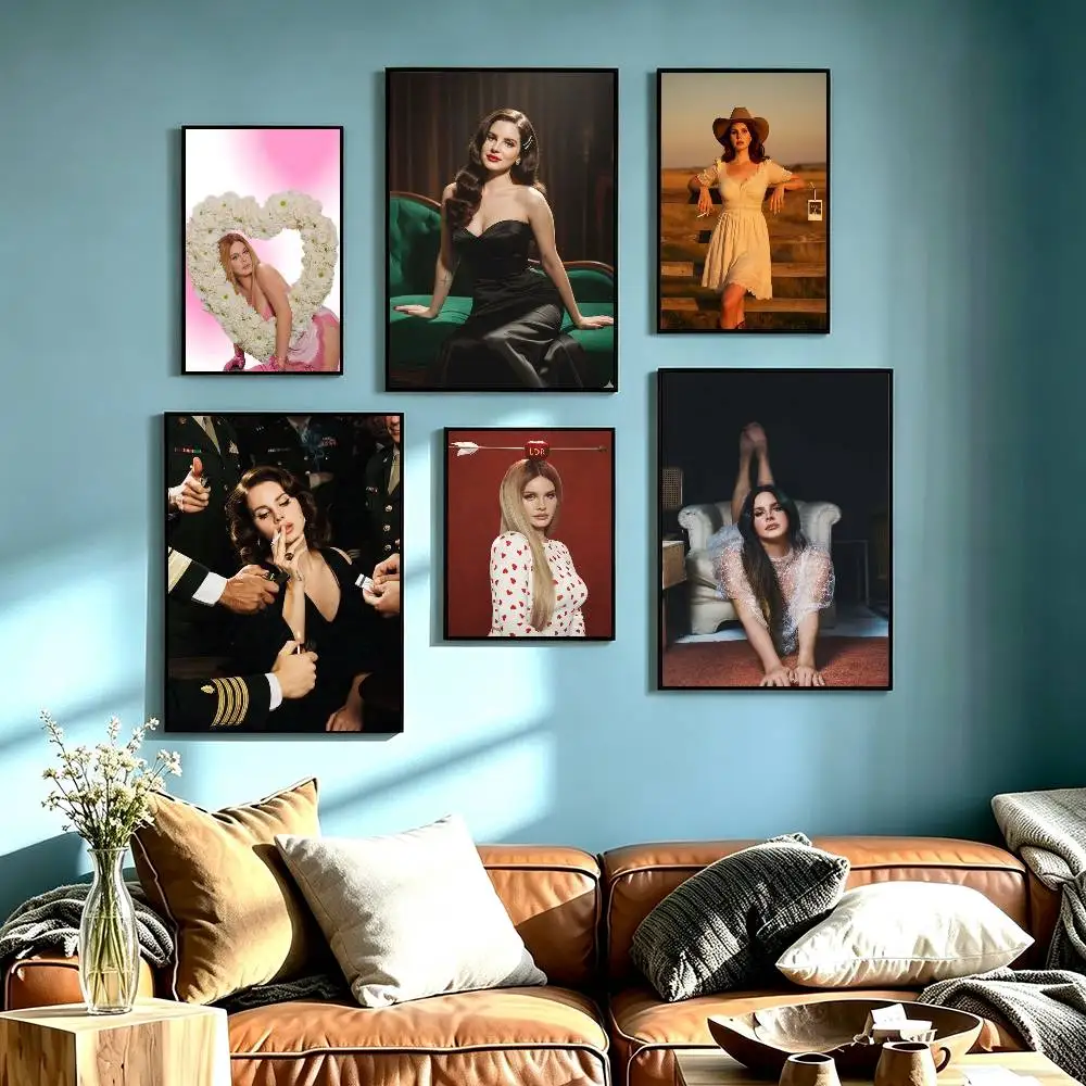 Queen of Sad Pop LDR Poster High Quality Dorm Living Room Aesthetic Wall Decoration Painting Stickers Gift