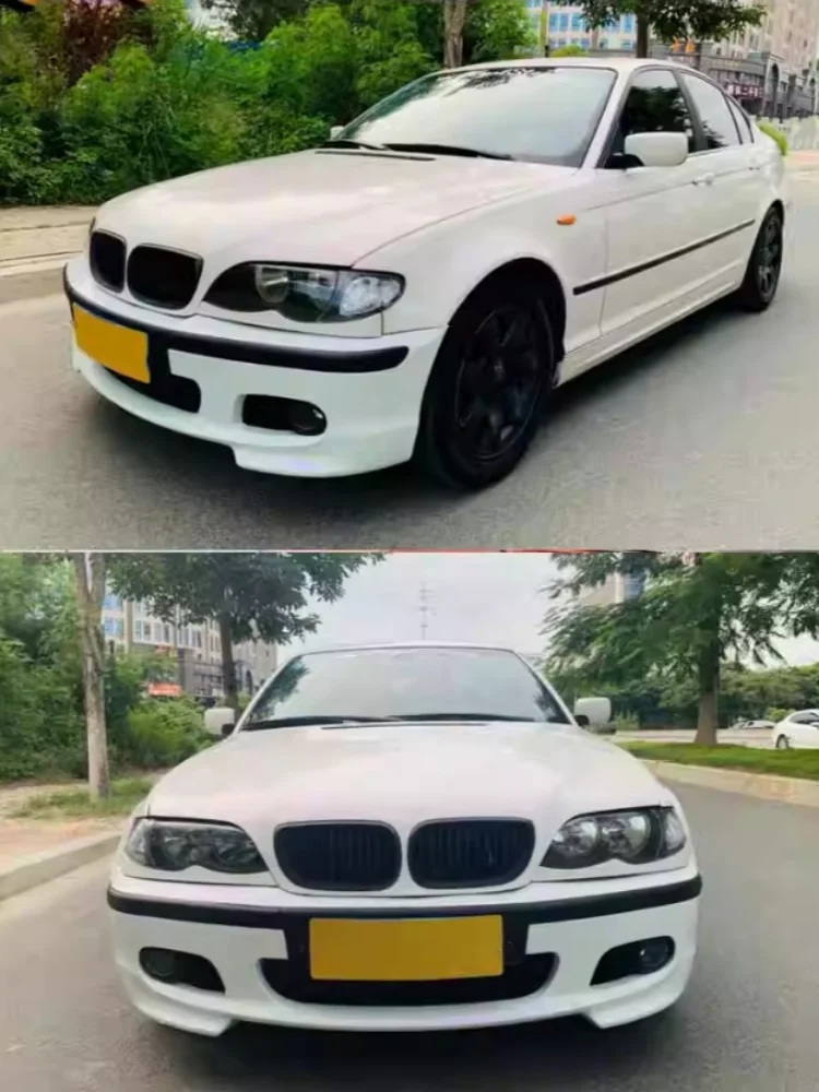 Body kit for BMW MT M3 E46 modified Front bumper Rear bumper Side skirt Engine cover Trunk cover Grille Car Accessories