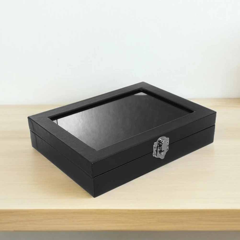 

Medal Storage Box Badge Organizer Jewelry Case Display Holder Collection Stand Portable Brooch Pin Storage Box Lapel Pin Display