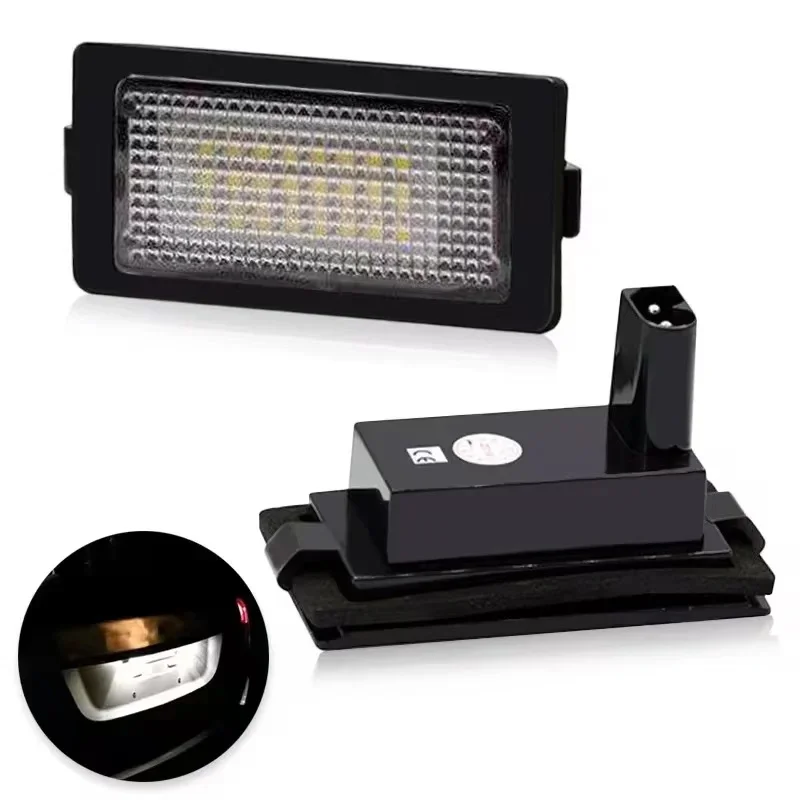 

2pcs 6000K for BMW E38 7 Series 728i 730i 730d 740i 740d 740iL 750i 750iL White LED License Plate Light Car-Styling Number Lamp