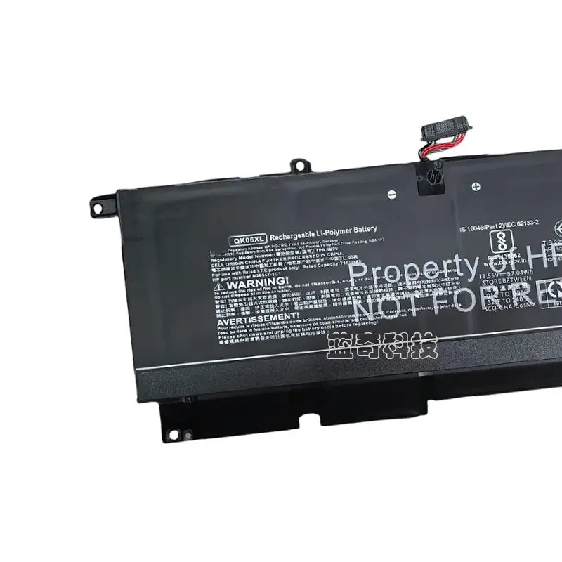 Applicable to HP QK06097 QK06XL TPN-IB0V N28647-1E1 N28832-005 battery