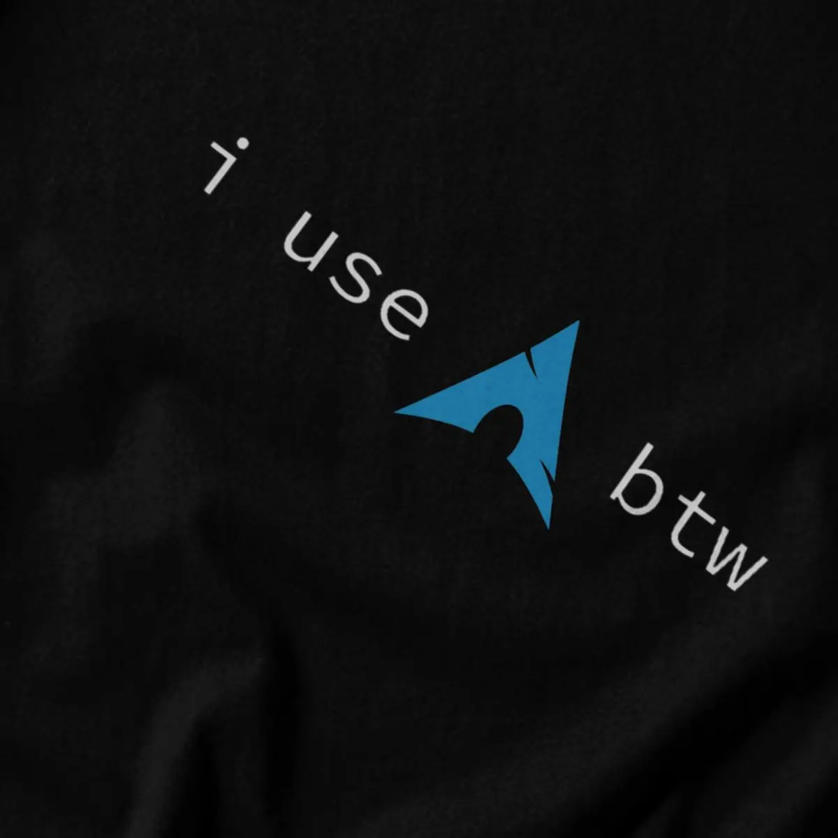 الرجال 2025 قوس لينكس أنا أستخدم قوس Btw تي شيرت خمر حجم كبير س الرقبة القطن كم مخصص تي شيرت للرجال #4