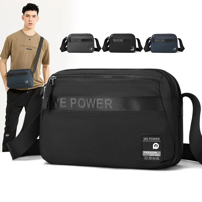 

New trendy casual single-shoulder bag for men, crossbody bag, lightweight single-shoulder small bag, simple crossbody bag