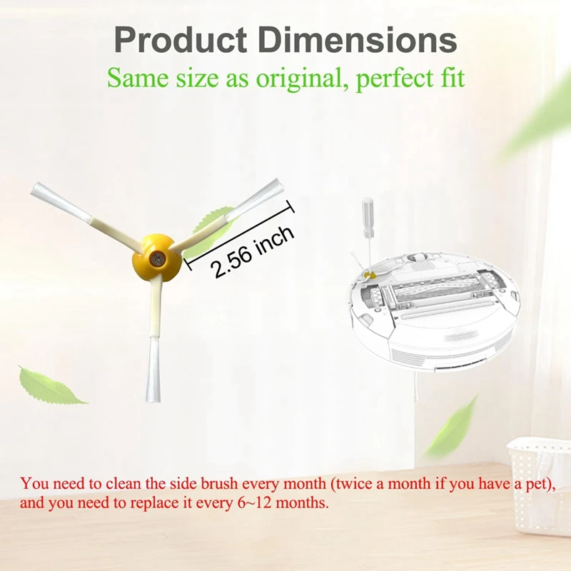 Боковые Щетки для Irobot Roomba серии 900 800, 980 960 860 850 861 866 870 890 Vac Edge-щетки для подметания