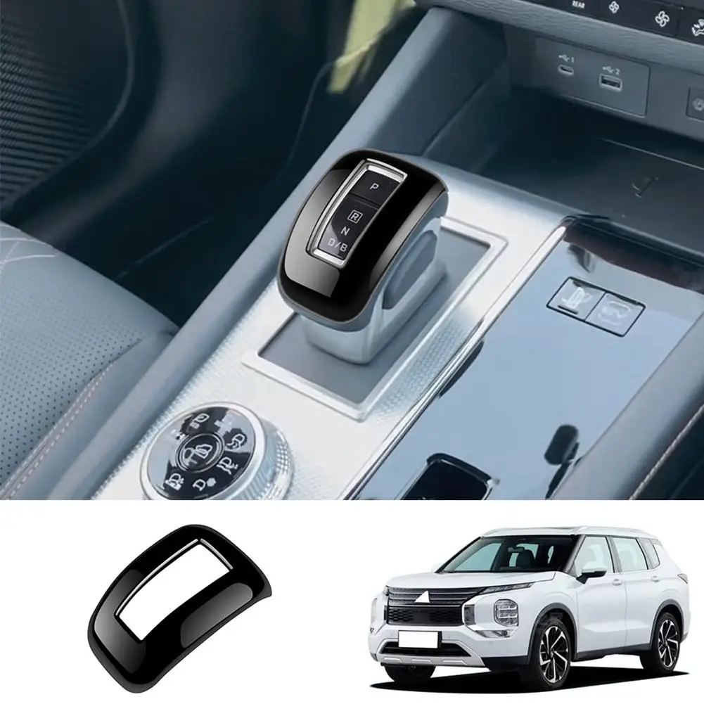 

1 Pcs For Mitsubishi Outlander 2022-2023 Gear Head Handle Cover Central Control Gear Shift Cover Decoration Stickers ABS J5G0