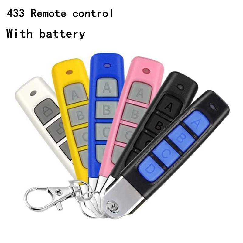 433MHZ 433.92mhz Remote Control Garage Gate Door Opener Remote Control Duplicator Clone Learning Rolling Code Car Key