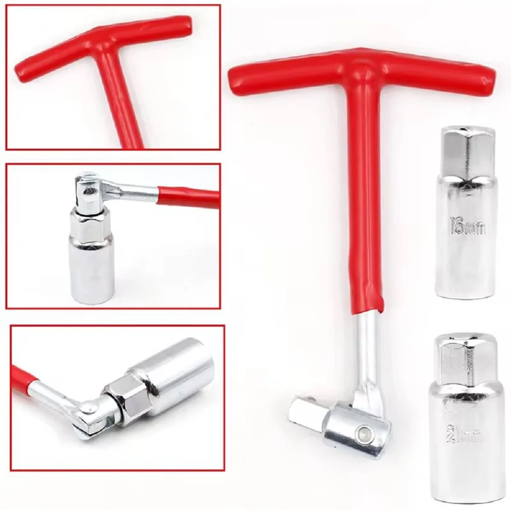 T-Bar Bougie Steeksleutel Sockets Bougie Removal Tool Bougie Dopsleutel Tool Auto Reparatie Tools