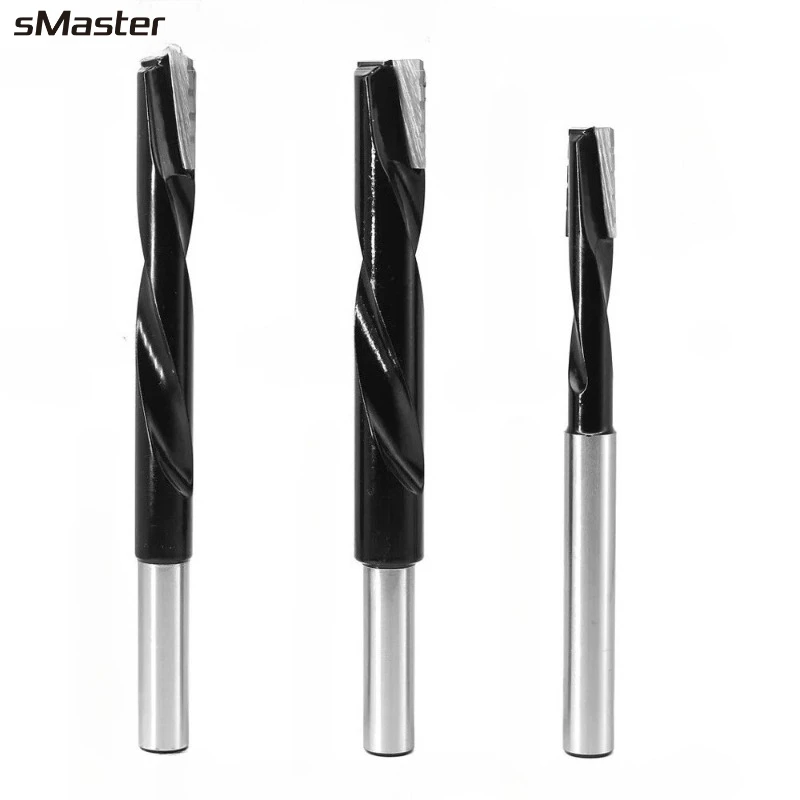 Two Flutes  1/2 Shank Tips Woodworking Tools Lockhole Saw Cutter Hinge Boring Drill Bits Round Shank Tungsten Carbide Cutter