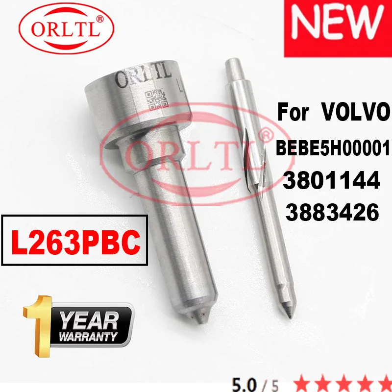 

Дизельная форсунка ORLTL L263PBC ALLA146FL263 L 263 PBC ДЛЯ VOLVO BEBE5H00001 3801144 3883426 Форсунка Common Rail