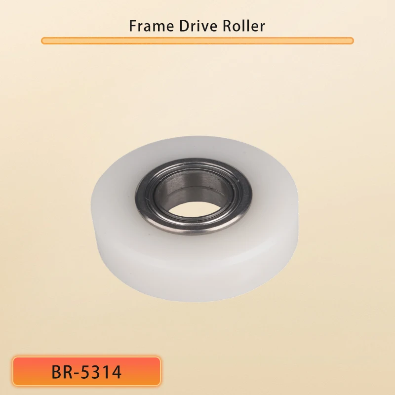 TAJIMA Embroidery Machine Frame Drive Roller With 24MM DIA, 8MM Hold, 1 Pcs Bearing