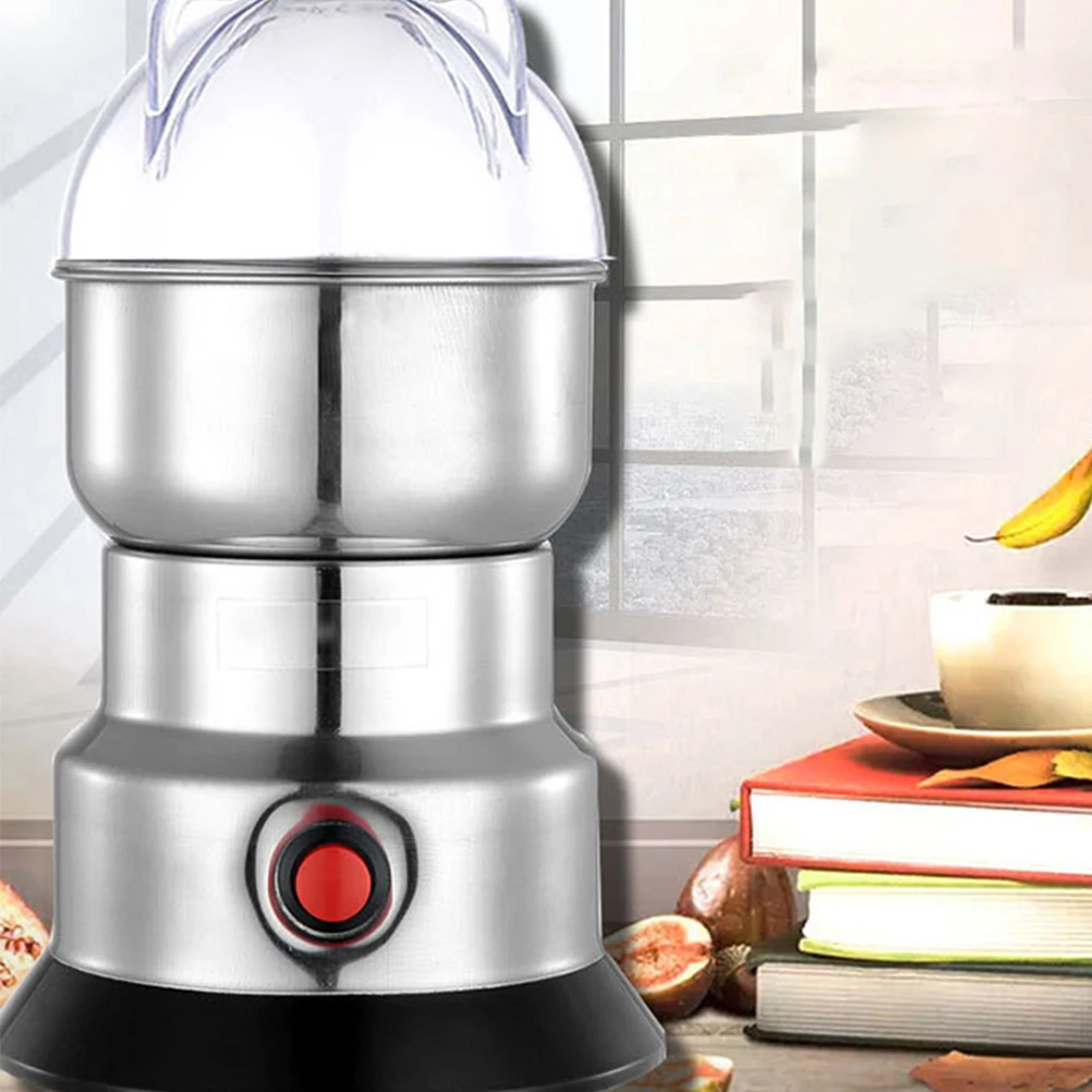 

1 set 1 Set Food Grinder Machine 250W Stainless Steel Shell Reinforced Blade Home Grain Bean Processor Household Kitchen Food
