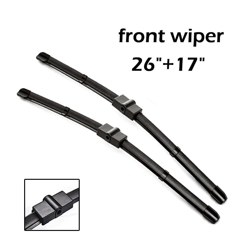 Wiper Front Rear Wiper Blades Set For Peugeot 207SW 207 SW 2006 07 08 09 10 11-2015 Windshield Windscreen Front Window 26