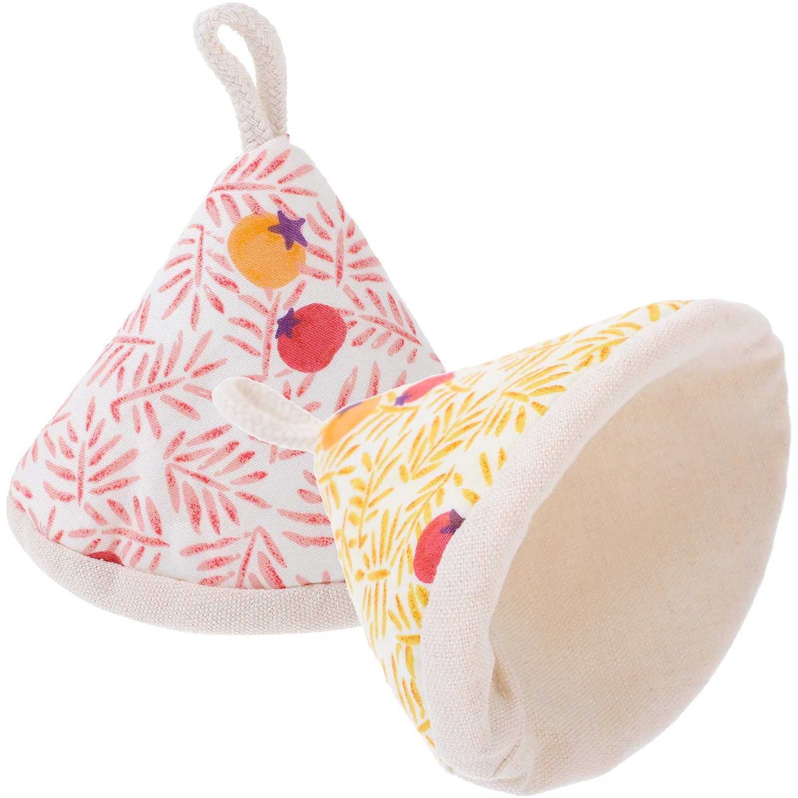 

2Pcs Cotton Pot Lid Handle Protector Anti-Scalding Knob Cap Reusable Non-Slip Cover for Pots Pans Kitchenware Cooking Essential