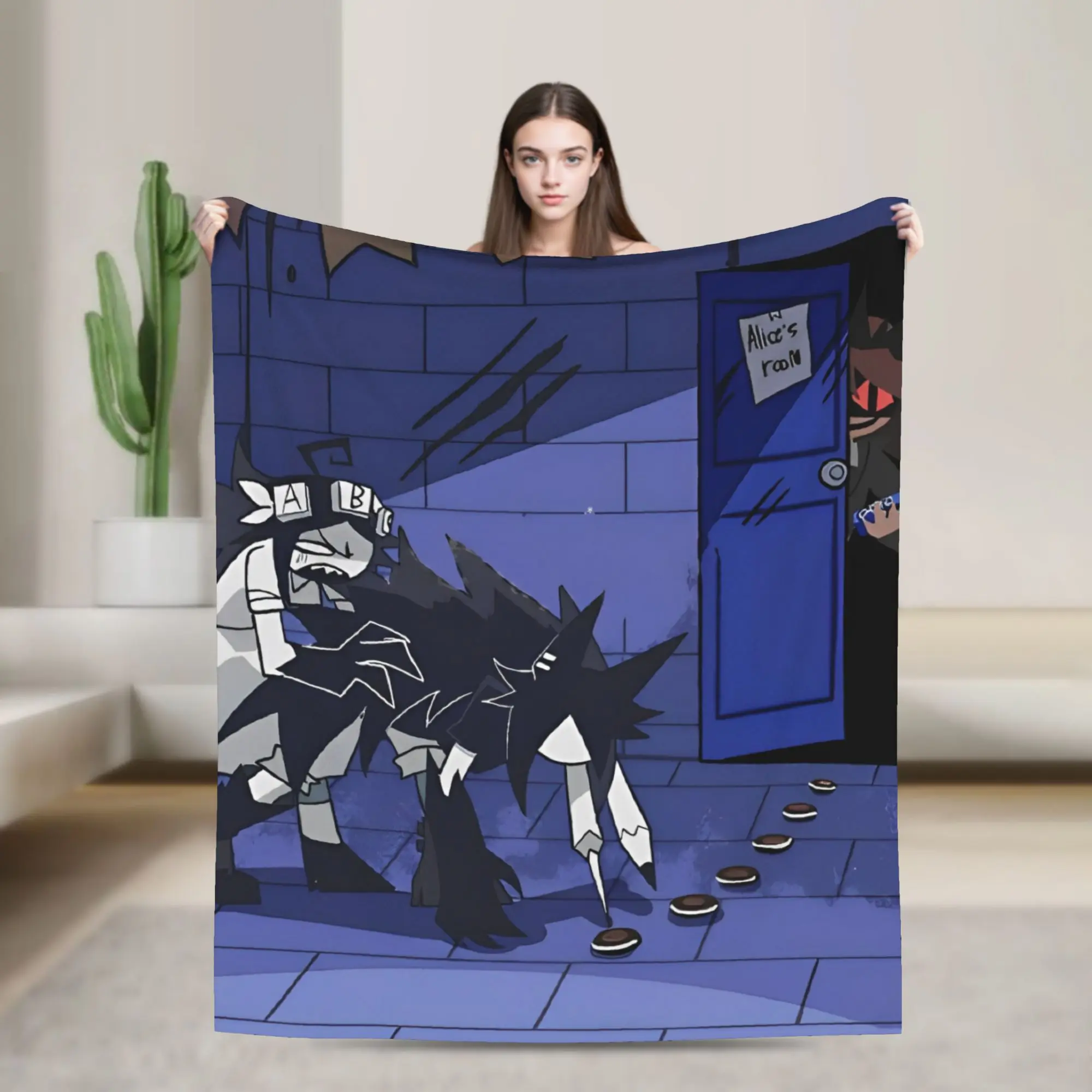 Cozy miss circle fundamental paper education  Blanket Merch Bed Decorative  Throws And Blankets Warm Flannel for Car