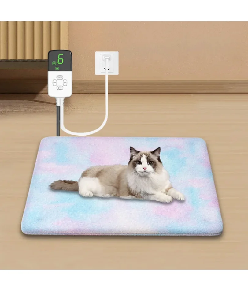 

Waterproof Pet Heating Pad Electric Blanket Dog Cat Winter Warmer Pad Adjustable Temperature Dog Mattress US/UK/EU
