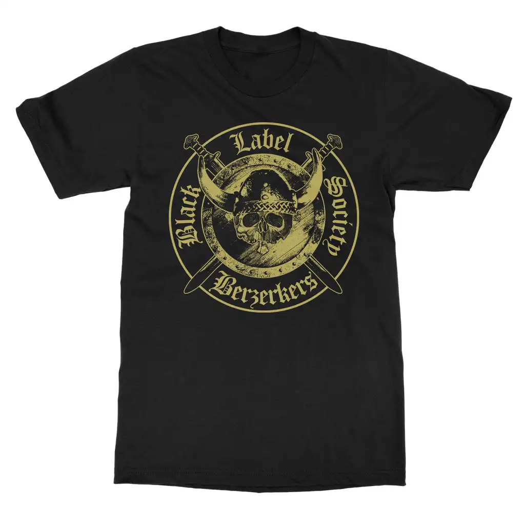 Fit Black Label Society Graphic Cotton Band Shirt Unisex Summer Short Sleeve Fashion Brand Tee Luxury Casual Vintage Tees