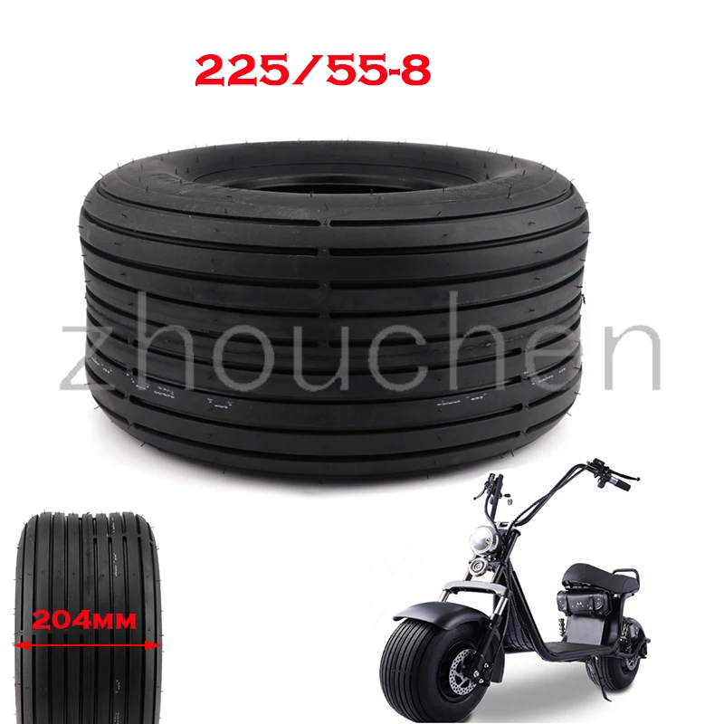 

225/55-8 Tire 18x9.50-8 Front or Rear 8inch 4PR Electric Scooter Vacuum Tires For Harley Chinese Bike