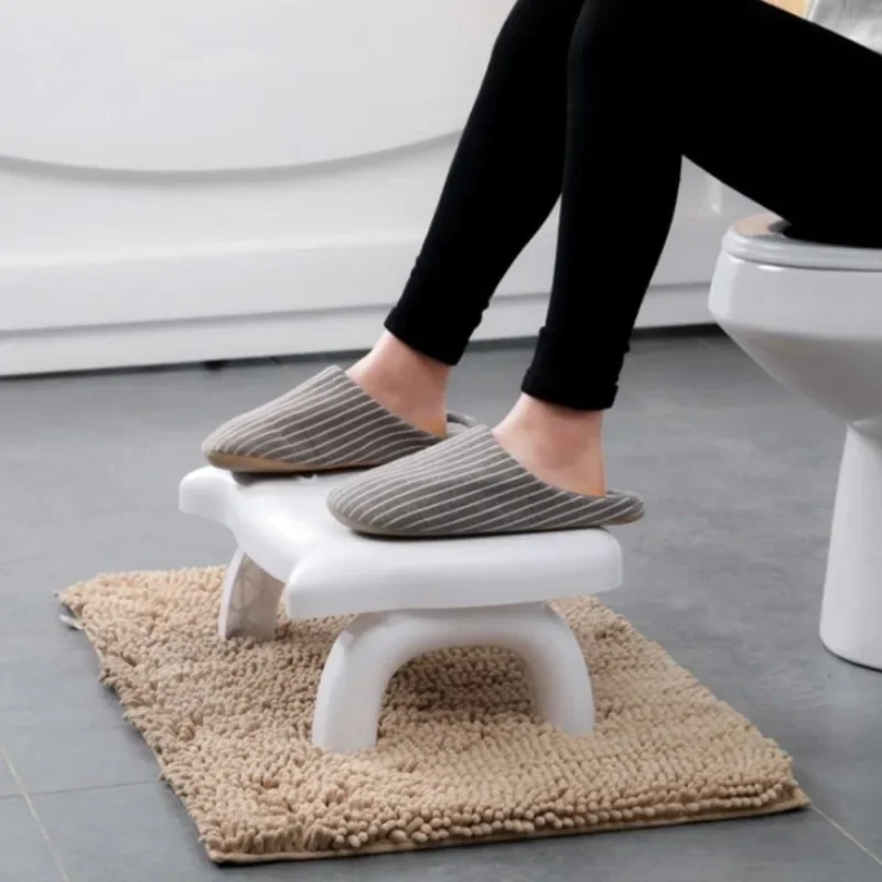 Multifunctional Foldable Toilet Stool Bathroom Step Stool for Kids and Adults Pregnant Women Toilet Stool