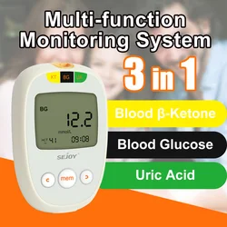 Glucose & Ketone Uric acid Testing Meter Replace the test strip Ketosis & Diabetes , not included Meter