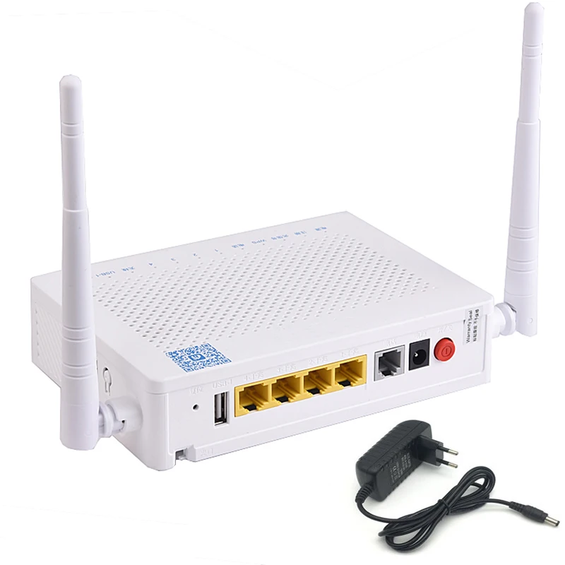 F673AV9 Dual band 4GE+2usb 5G WIFI 97% new ONU Gpon Fiber modem FTTH F673av9a ONT English Firmware Terminal