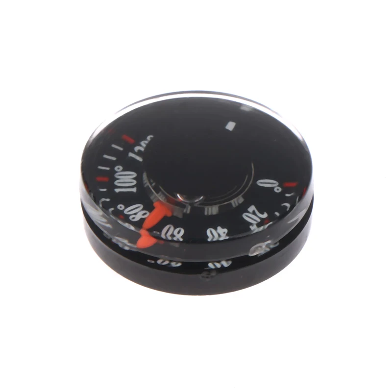 1Pc Mini Round Diameter 20mm Outdoor Waterproof Plastic Circular Car Thermometer pointer Degrees Celsius Thermometer
