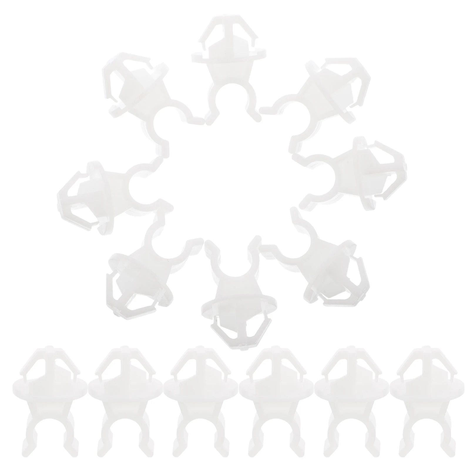 

20pcs Rod Support Sturdy Car Prop Grommet Decorative Clip Car Hood Rod Holder Plastic Bracket Rivet Engine Piece