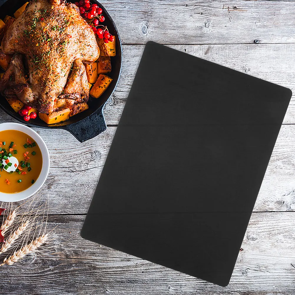 

4pcs Silicone 400x300mm Grey Heat Resistant Non Silicone Placemats For Dining Table Slip Foldable Mats for Home Kitchen Dining