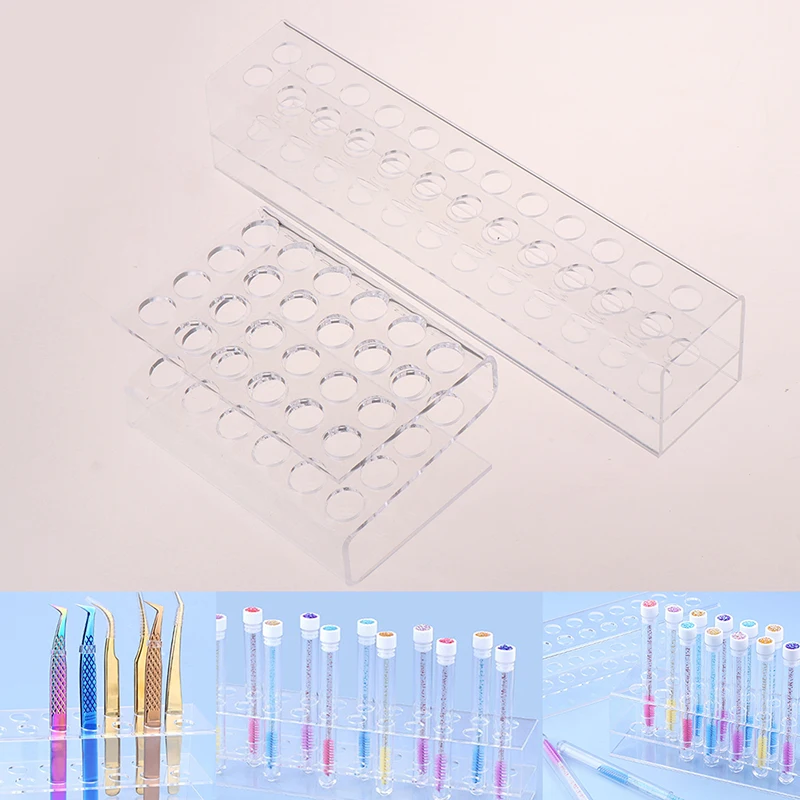 Augenbrauen Pinsel Rohr Displayst änder Wimpern Pinsel Aufbewahrung halterung Pinzette Halter Acryl Schönheit Make-up Werkzeuge Wimpern Pflanzen