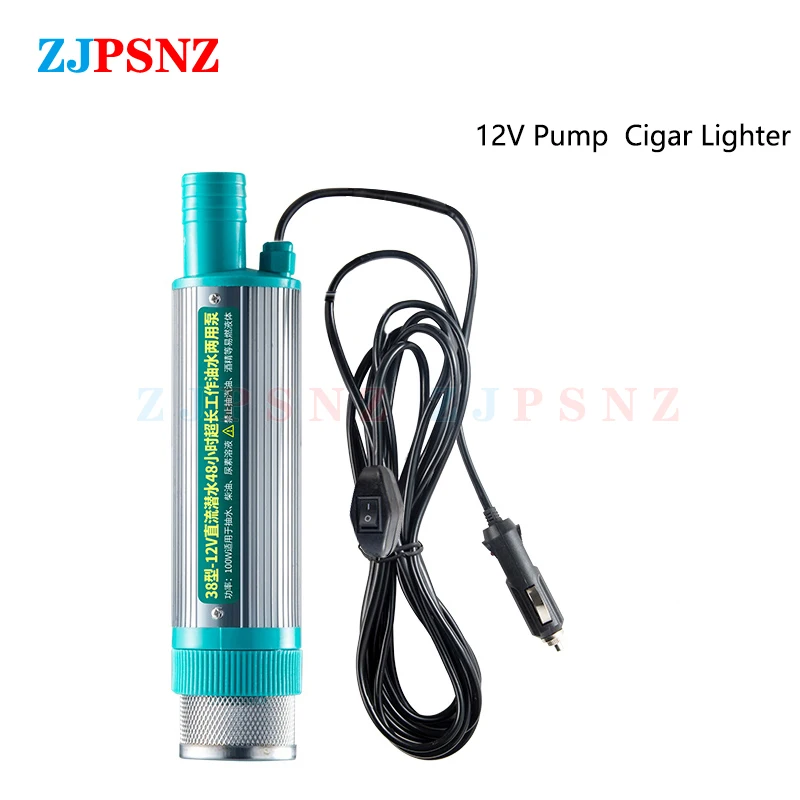 38mm 12V 24V Tragbare Mini Elektrische Auto Pumpe Zum Pumpen Diesel Öl Wasser Transfer Pumpe Camping Angeln tauchpumpe 30L/min – Detail 4