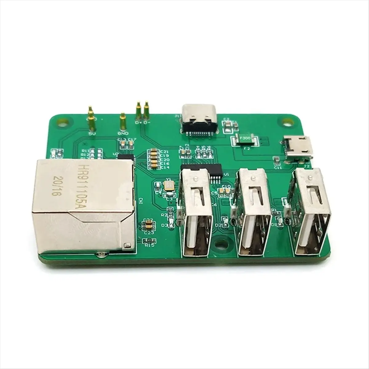Super Sale 1PCS USB to Ethernet HUB Hub for Raspberry Pi Zero Network HUB Expansion Board