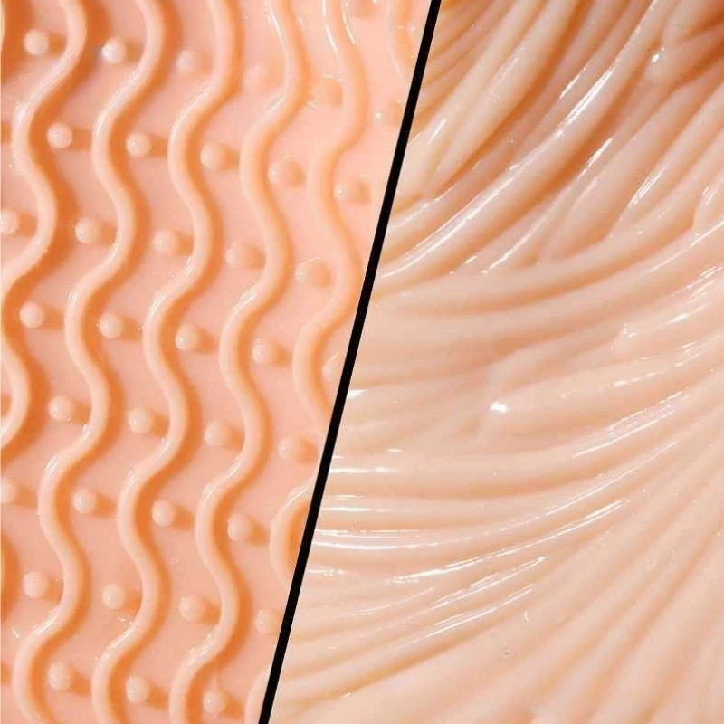 الرجال شفافة التدريب الاستمناء كأس القضيب من خلال ثقب البيض متعدد تحفيز متعة جهاز سيليكون الاستمناء لوحة #5