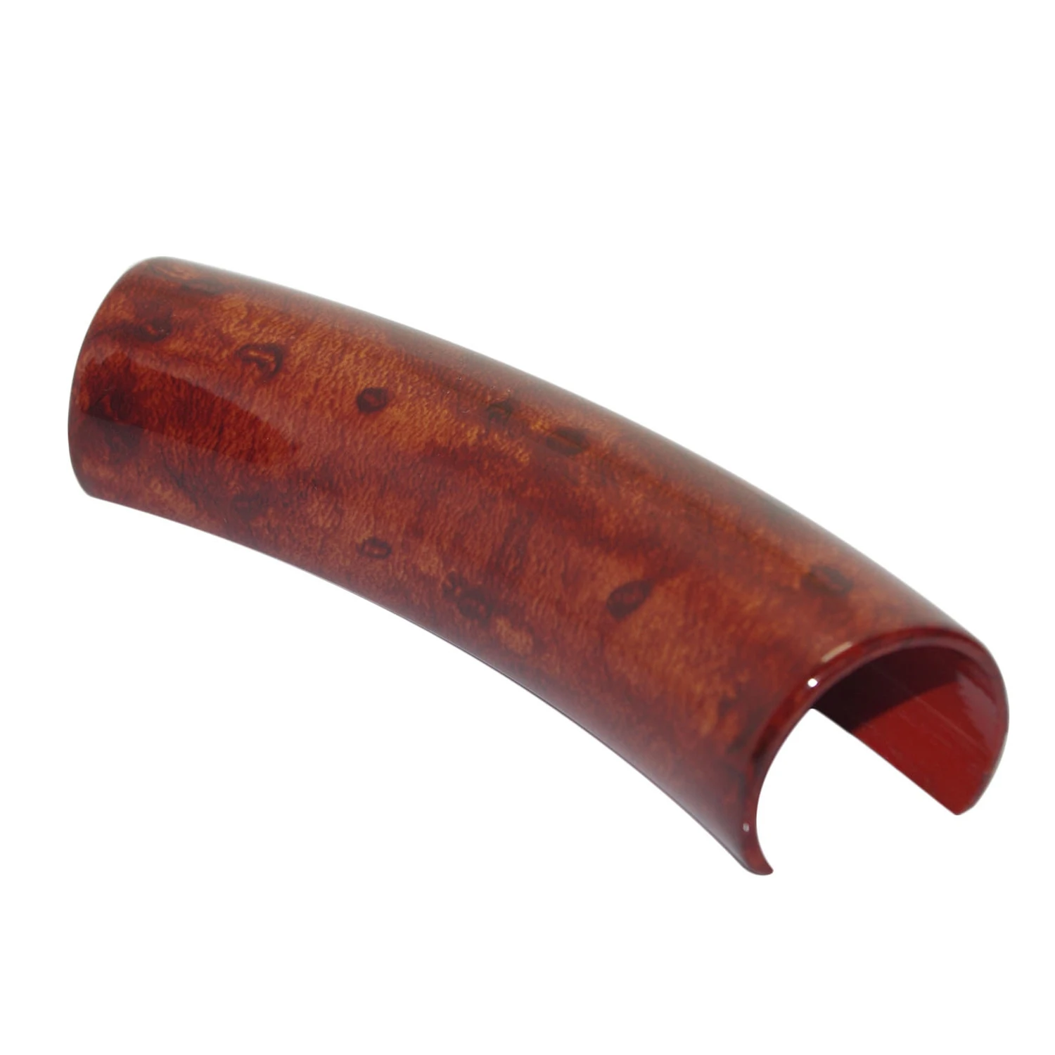 Car Steering Wheel Cover Three Section Handle Peach Wood Interior Three Section Clip-on Grip