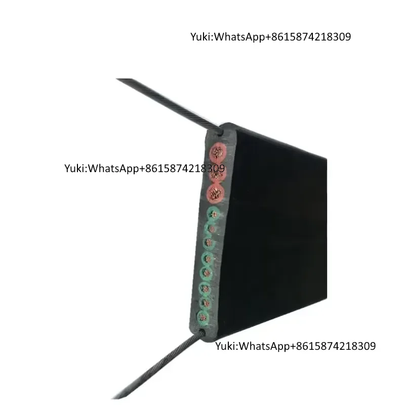 PAIDE Flat Copper Conductor PVC Insulated NBR Jacket Low Voltage CE/ROHS Crane Power Cable for Festoon Connecting Control