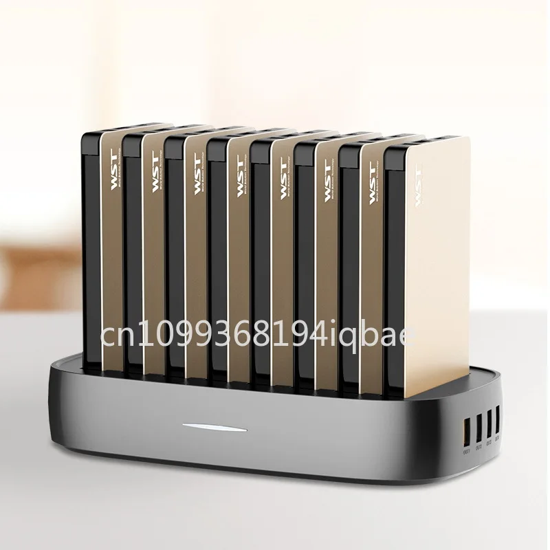 

WST usb type c cell phone docking station power bank for restaurant and cafe