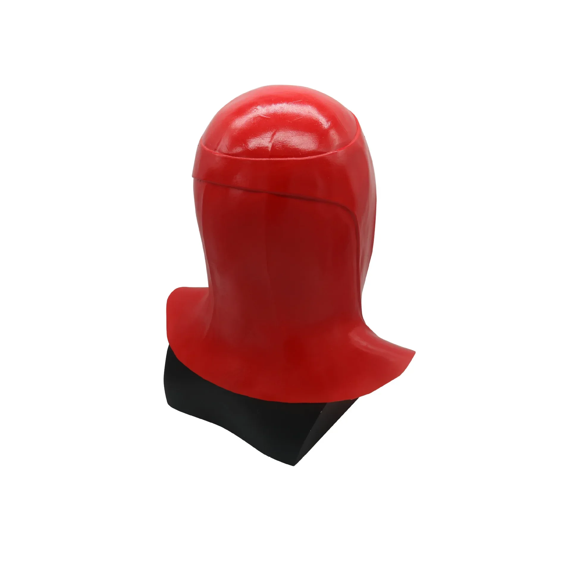 Red Hood Mask Full Head Latex Royal Guard helmet With Mesh Eye Game Cosplay Halloween Costume Props