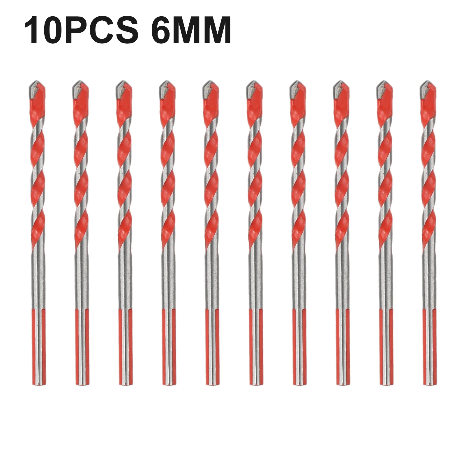 

10/1PCS 6mm Drill Bits Carbide Multifunction Triangular Drill Bits For Glass Ceramic Tile Concrete Brick Metal Wood Hole Opener