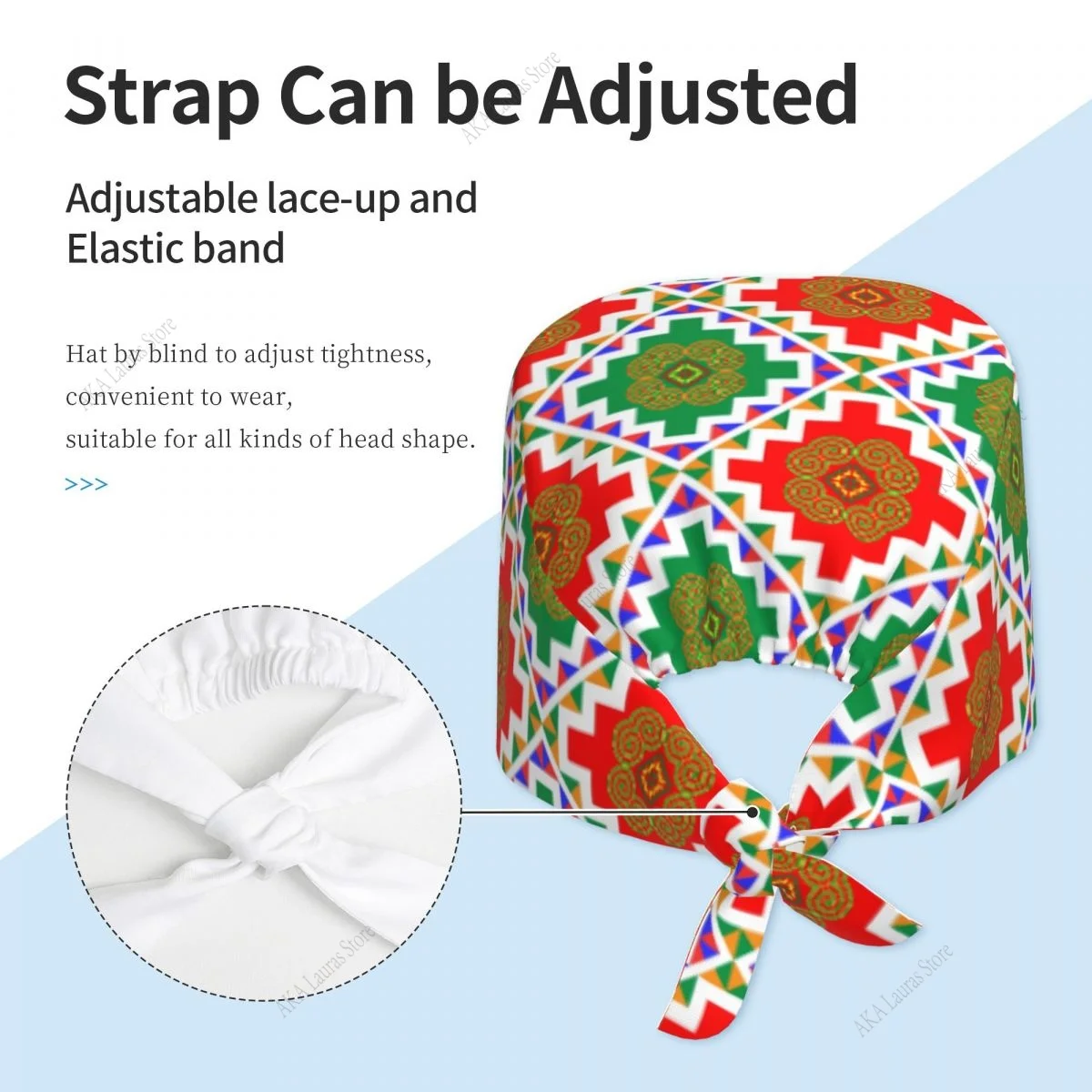 Wholesale Colorful Hat Cleaning Working Cap Funny Salon Nursing Cap Male Surgical Hat Scrub Caps