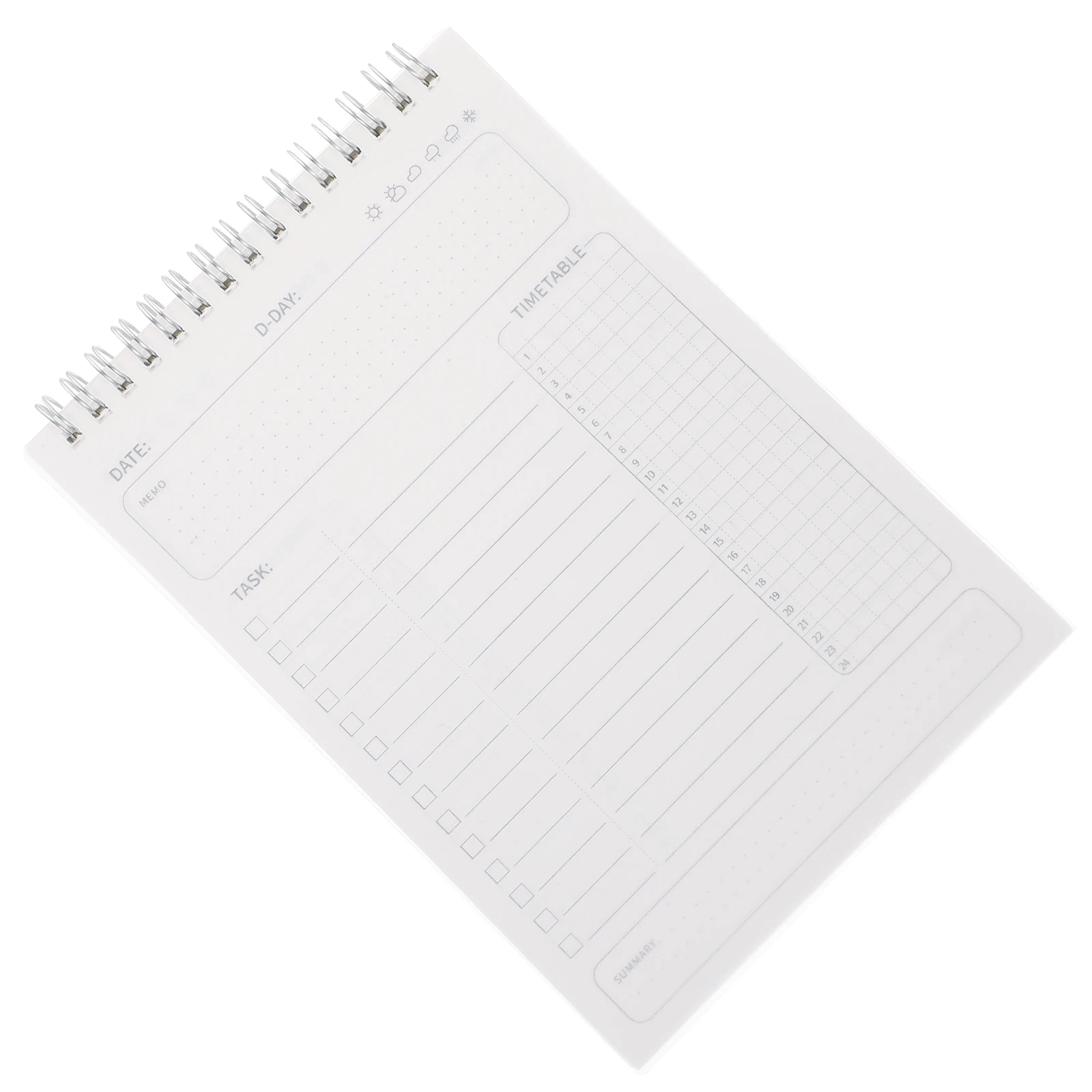 

Daily Planner Notepad Time Management Plan Tear off Student Undated Checklist Desk Memo Pad Schedule Notebook Study Supplies