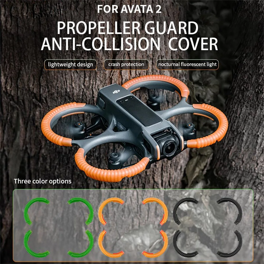 

Propeller Guard Lightweight Propeller Guard Ring Prop Blade Protectors Drone Replacement Parts Compatible For DJI AVATA 2