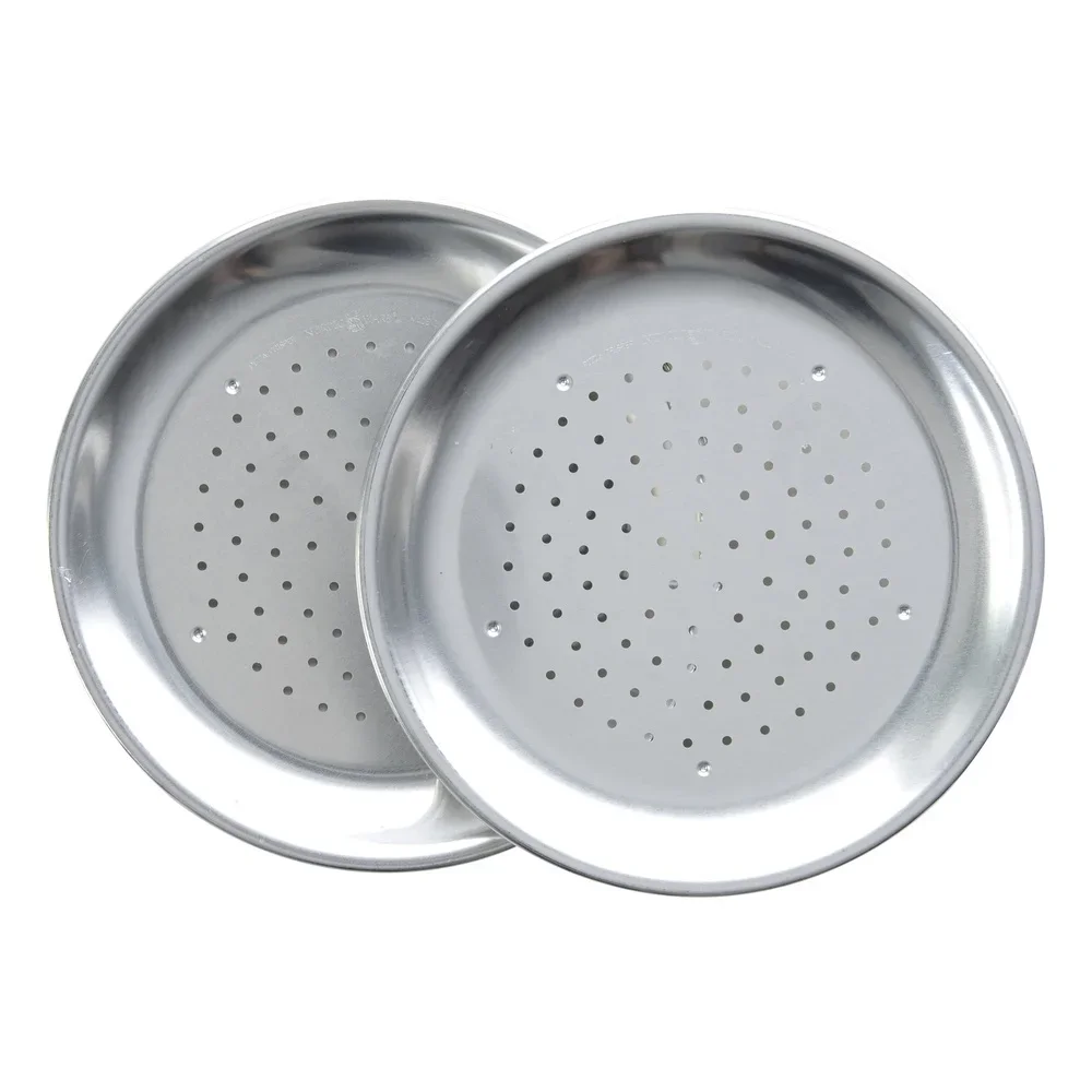 

Формы для пиццы из натурального алюминия, 2 упаковки, воздушно-хрустящие, 9 x 9