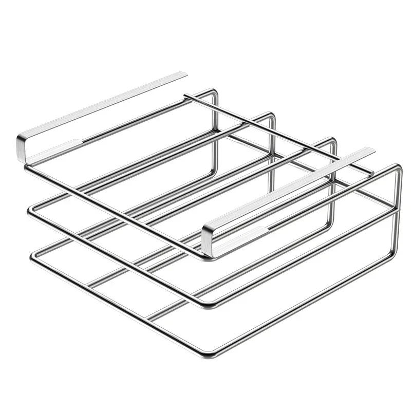 Scaffale da cucina in acciaio inox armadio appeso armadio a strati armadio appeso cesto portaoggetti carta appeso Rack forniture da cucina