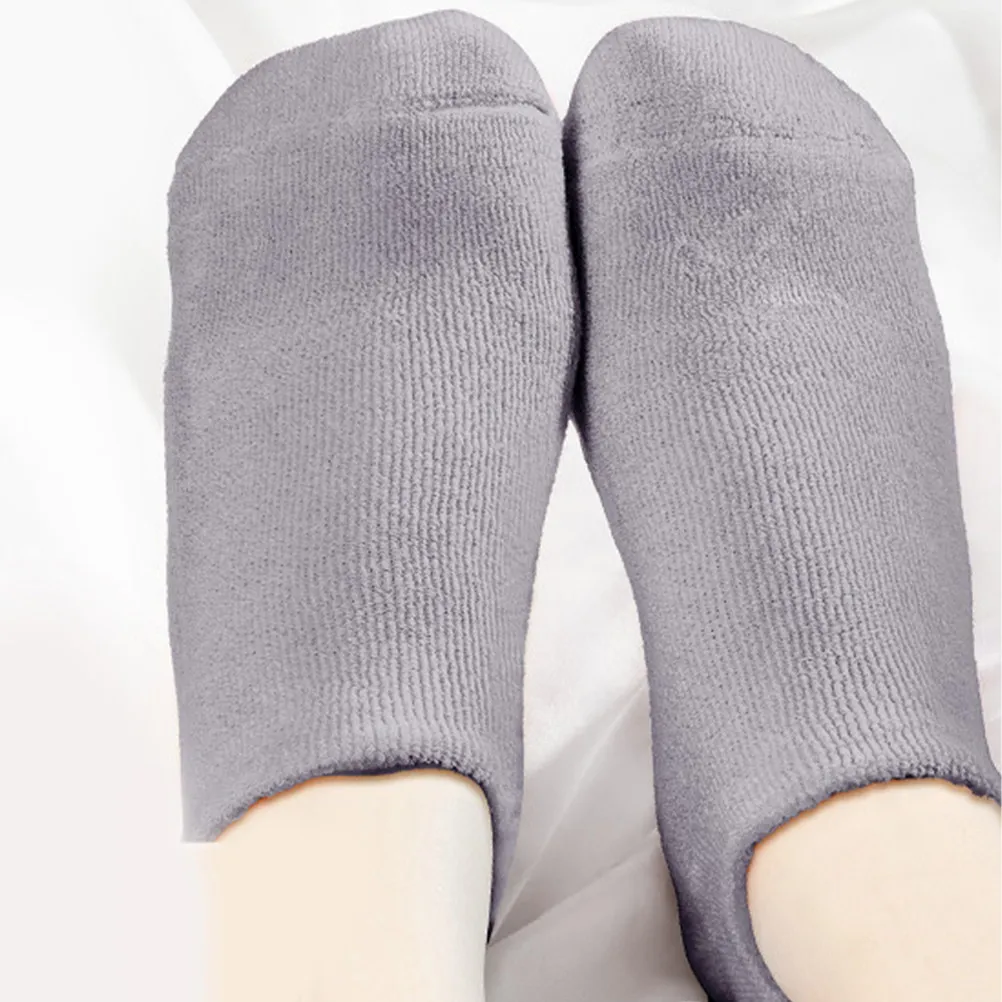 

1Pair Moisturizing Gel Socks for Women Foot Care Soft Comfortable Spa Socks Healing Dry Cracked Feet Cracked Heel Repair