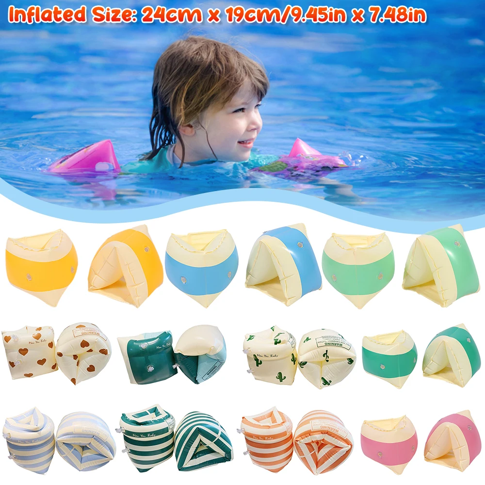 Arm Swimming Ring for Kids Boys Girls Adult Inflatable Floating Arm Sleeve Beach Water Play Toys Pool Arm Floaters Swim Arm Ring