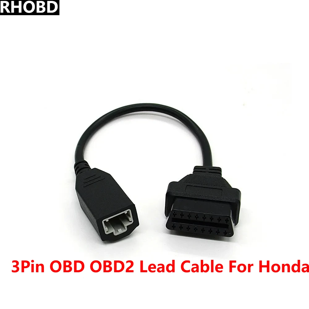 

НОВЫЙ кабель OBD 2 для Honda 3-контактный адаптер OBD2 OBDII для Hon-da 3-контактный на 16-контактный разъем Совместимый разъем диагностический инструмент ГОРЯЧИЙ