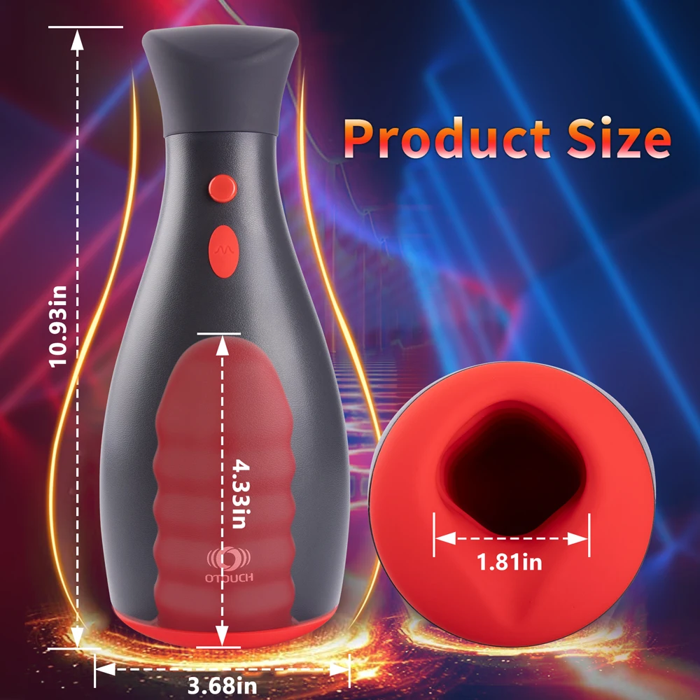 OTOUCH NINJA 2 Inflatable Masturbator Men Sex Toys Clamp Pressure Penis Male Vibrator Deepthroat Blowjob Electric Sexmachine