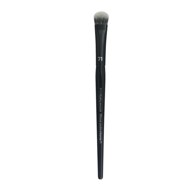 1 pc Stippling Concealer Makeup Brushes Black #71 Angled Eyeshadow Make up Brush Eye Blending Pro Face cosmetic tools exquisite