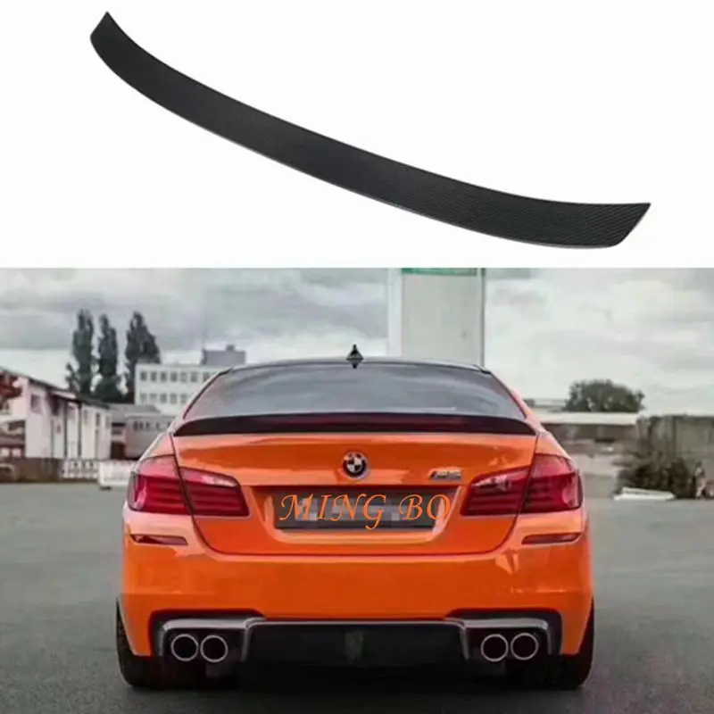 

FOR BMW 5 Series F10 F18/F10 M5 Sedan 3D Style Carbon fiber Forged carbon Rear Spoiler Trunk wing 2009-2017